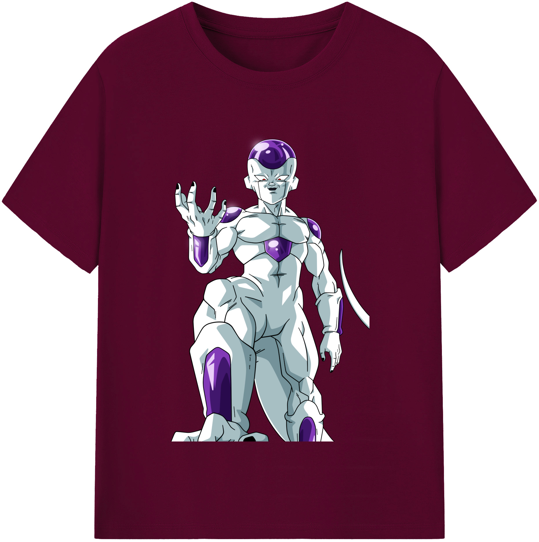 （画像用） ドラゴンボール フリーザ DRAGON BALL Frieza レディースカジュアルプリントTシャツ（綿100％）